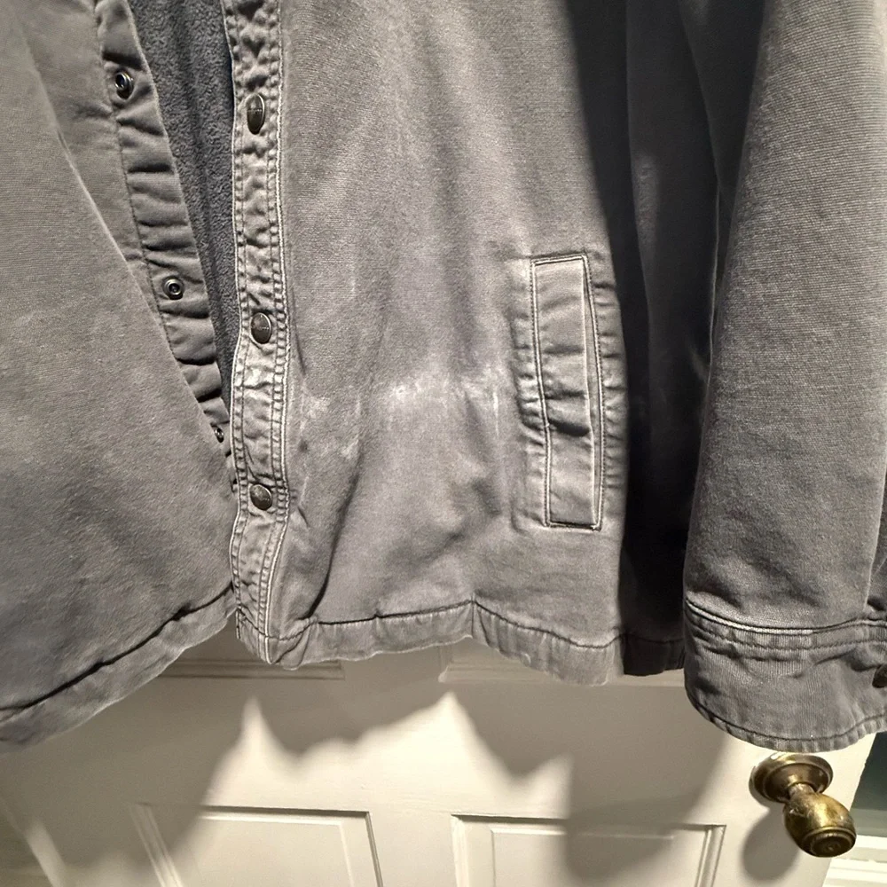 Carhartt Men's Charcoal Shirt Jacket - Picture 4 of 5